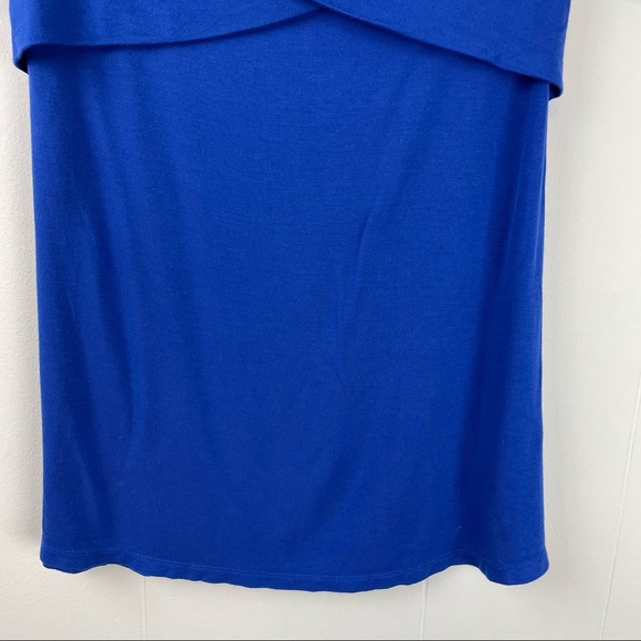 A Pea in the Pod Maternity Short Sleeve Crossover Top - Picture 4 of 7